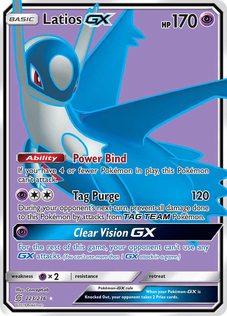 Latios GX (223/236) [Sun & Moon: Unified Minds] | Red Riot Games CA