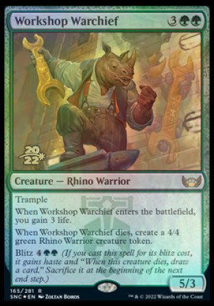 Workshop Warchief [Streets of New Capenna Prerelease Promos] | Red Riot Games CA