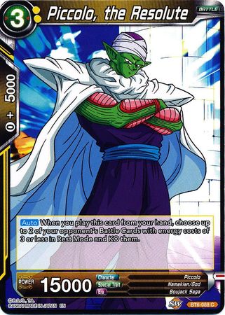 Piccolo, the Resolute (BT6-088) [Destroyer Kings] | Red Riot Games CA