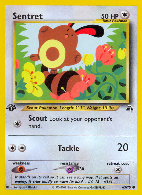 Sentret (63/75) [Neo Discovery 1st Edition] | Red Riot Games CA