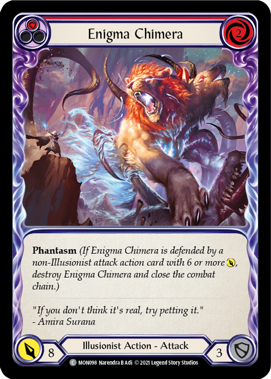 Enigma Chimera (Red) [MON098] (Monarch)  1st Edition Normal