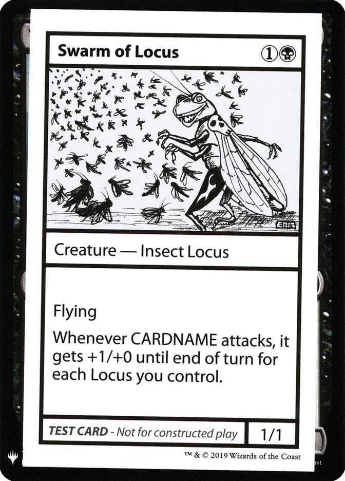 Swarm of Locus [Mystery Booster Playtest Cards] | Red Riot Games CA