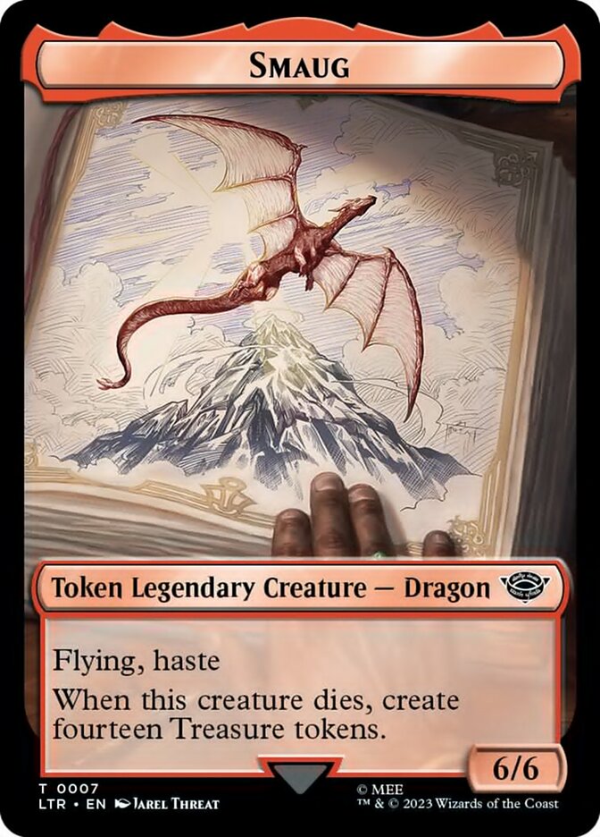 Smaug Token [The Lord of the Rings: Tales of Middle-Earth Tokens] | Red Riot Games CA