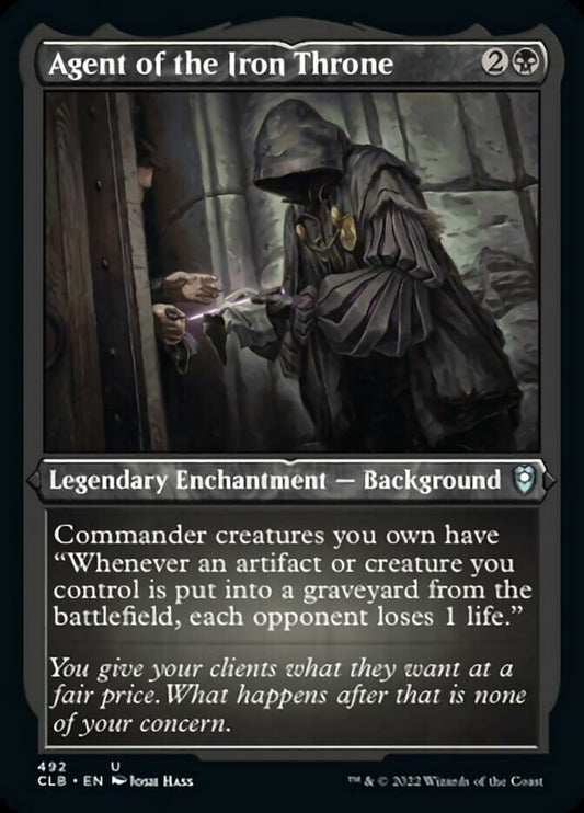 Agent of the Iron Throne (Foil Etched) [Commander Legends: Battle for Baldur's Gate]