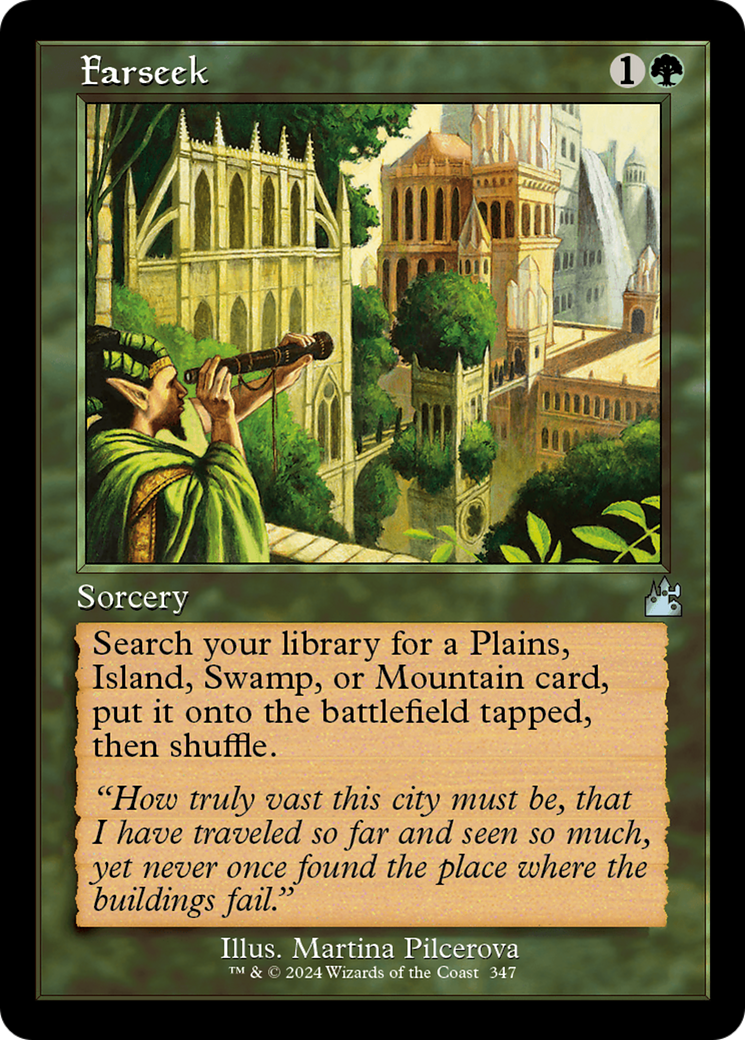 Farseek (Retro Frame) [Ravnica Remastered] | Red Riot Games CA