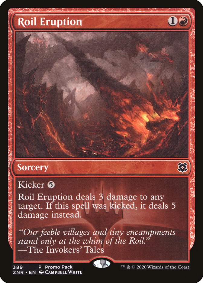 Roil Eruption (Promo Pack) [Zendikar Rising Promos] | Red Riot Games CA