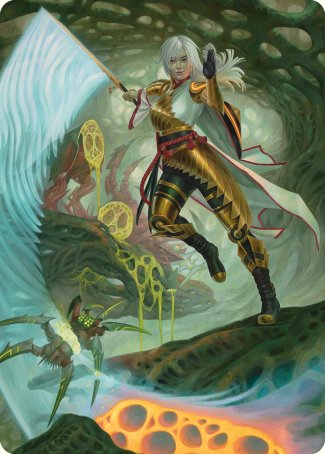 The Eternal Wanderer Art Card [Phyrexia: All Will Be One Art Series] | Red Riot Games CA