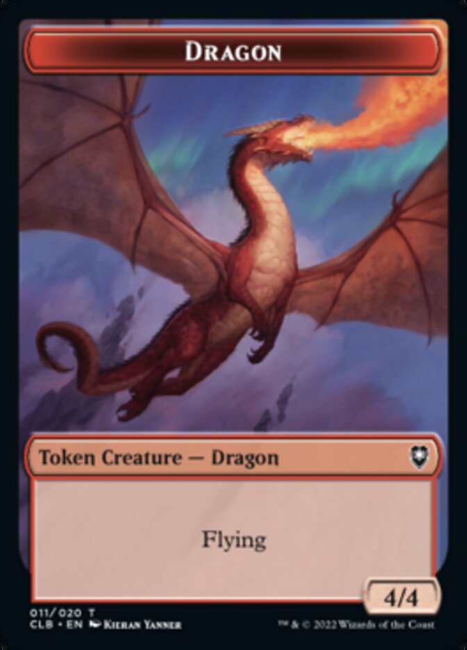 Dragon Token [Commander Legends: Battle for Baldur's Gate Tokens] | Red Riot Games CA