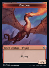 Treasure // Dragon Double-Sided Token [Commander Legends: Battle for Baldur's Gate Tokens] | Red Riot Games CA