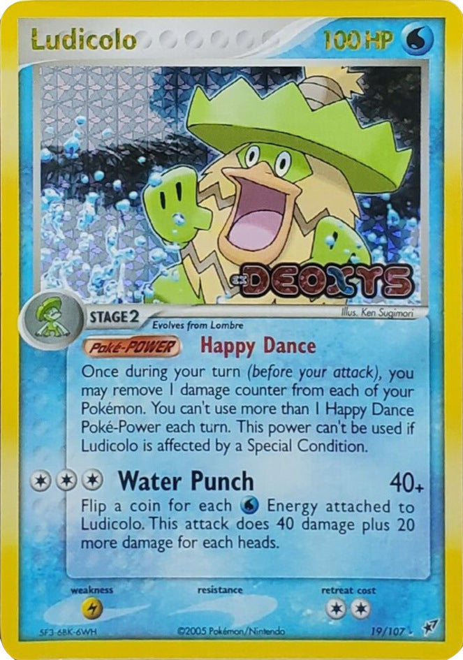 Ludicolo (19/107) (Stamped) [EX: Deoxys] | Red Riot Games CA