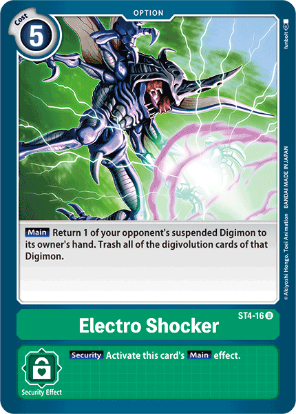 Electro Shocker [ST4-16] [Starter Deck: Giga Green] | Red Riot Games CA