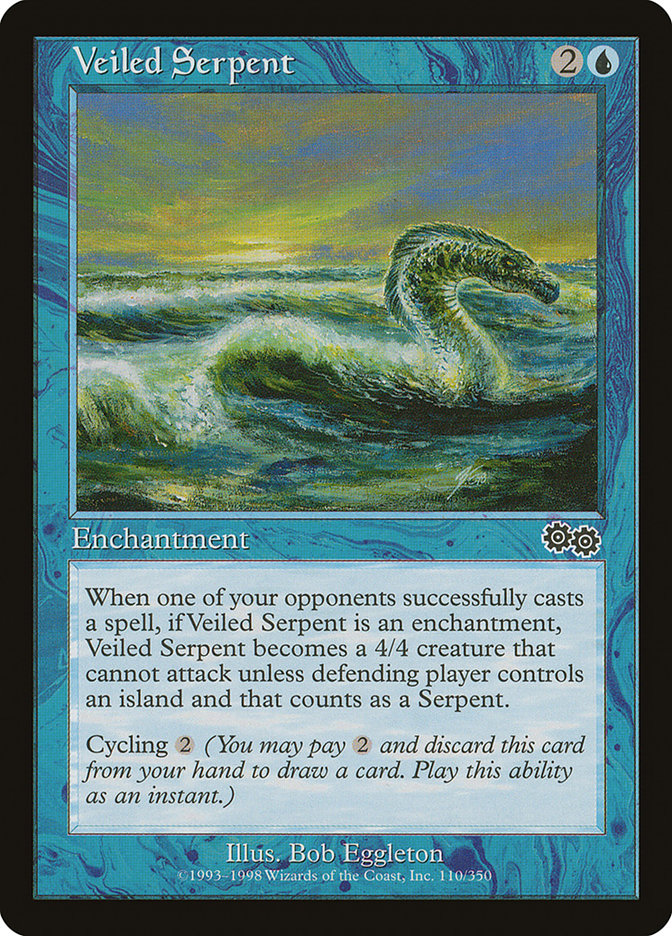 Veiled Serpent [Urza's Saga] | Red Riot Games CA