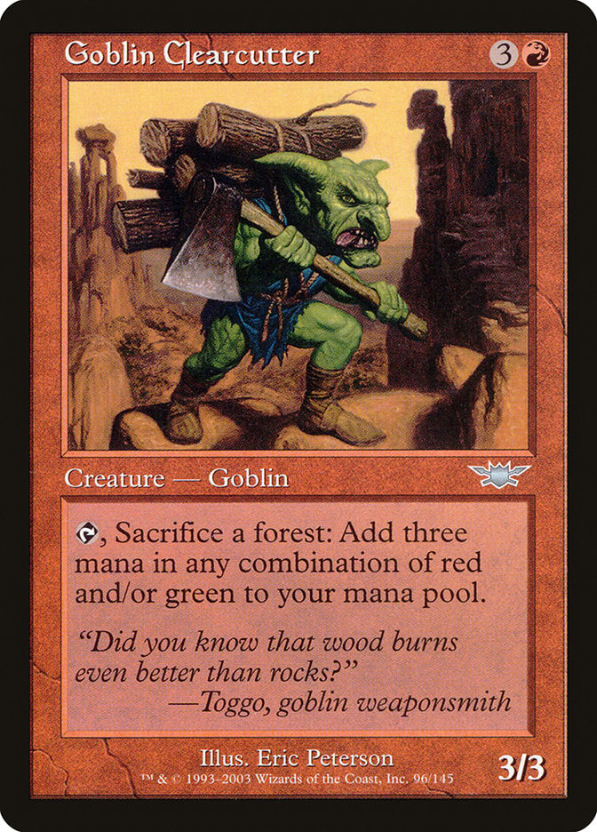 Goblin Clearcutter [Legions] | Red Riot Games CA