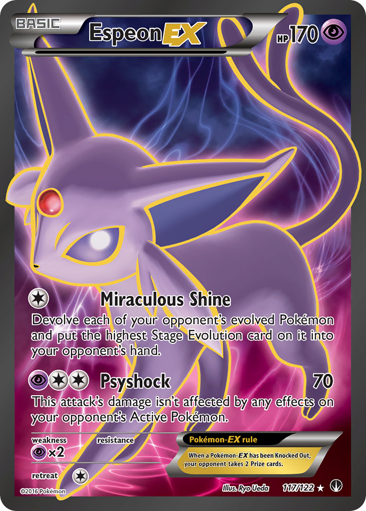Espeon EX (117/122) [XY: BREAKpoint] | Red Riot Games CA
