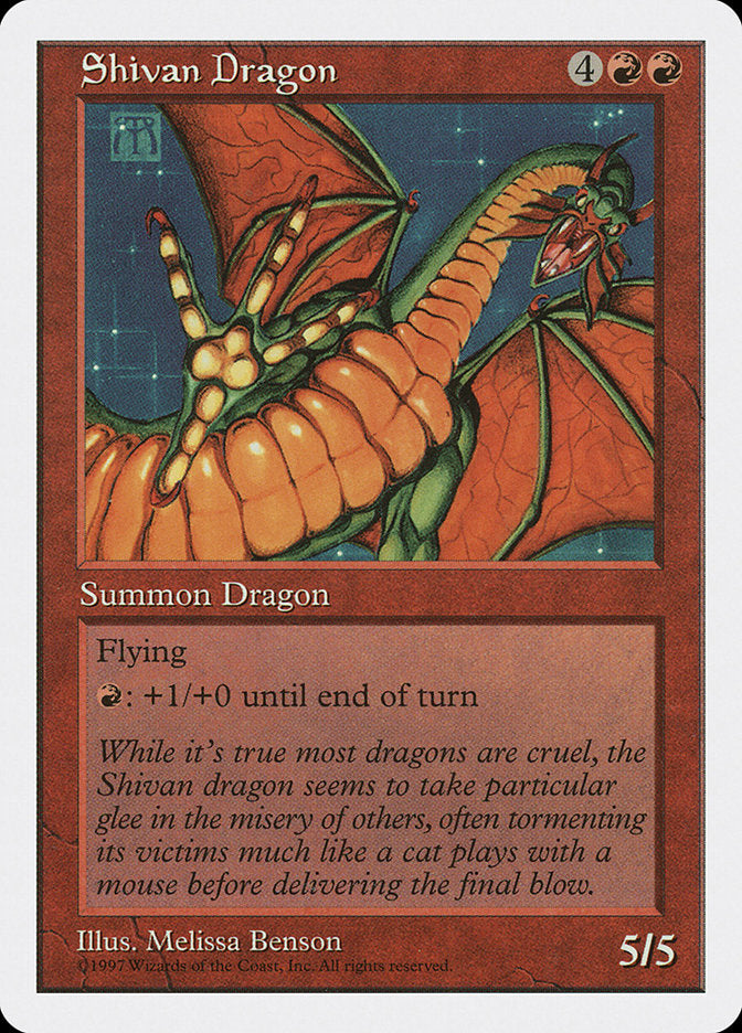 Shivan Dragon [Fifth Edition] | Red Riot Games CA