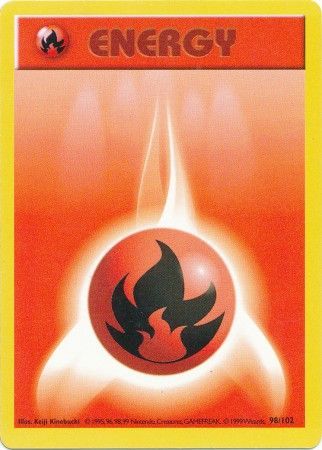 Fire Energy (98/102) [Base Set Shadowless Unlimited] | Red Riot Games CA