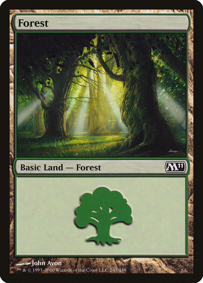 Forest (247) [Magic 2011] | Red Riot Games CA