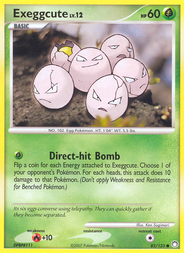 Exeggcute (82/123) [Diamond & Pearl: Mysterious Treasures] | Red Riot Games CA