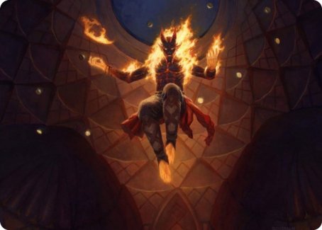 Yusri, Fortune's Flame Art Card [Modern Horizons 2 Art Series] | Red Riot Games CA