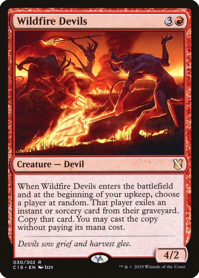 Wildfire Devils [Commander 2019] | Red Riot Games CA