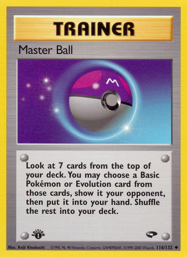 Master Ball (116/132) [Gym Challenge 1st Edition] | Red Riot Games CA