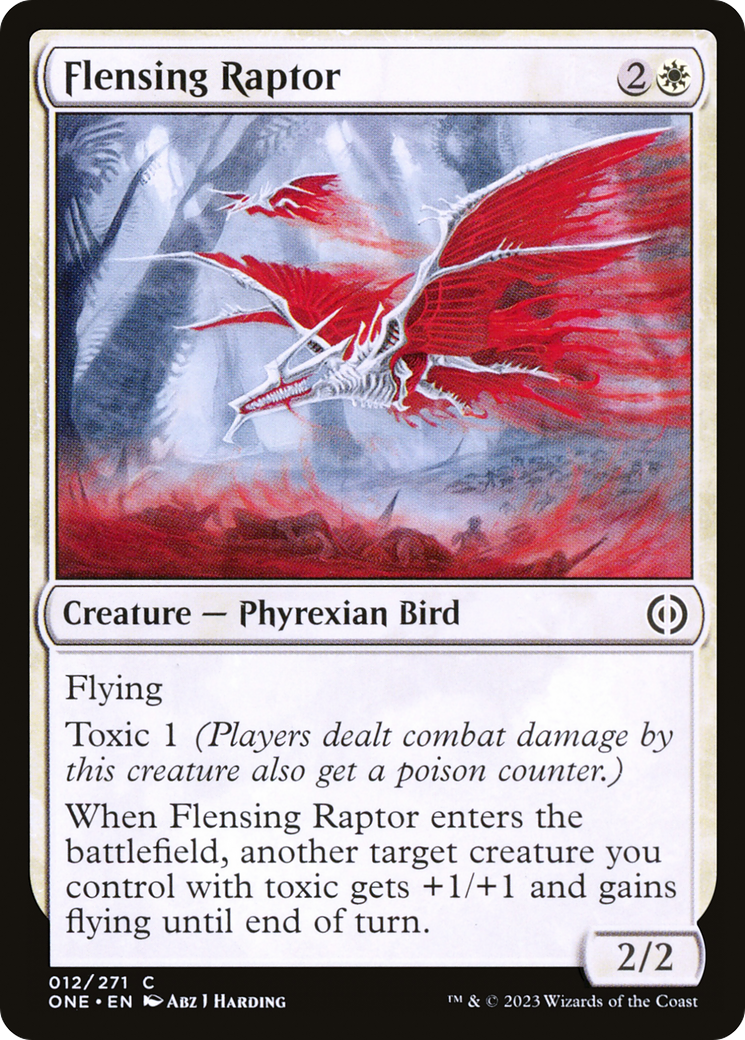 Flensing Raptor [Phyrexia: All Will Be One] | Red Riot Games CA