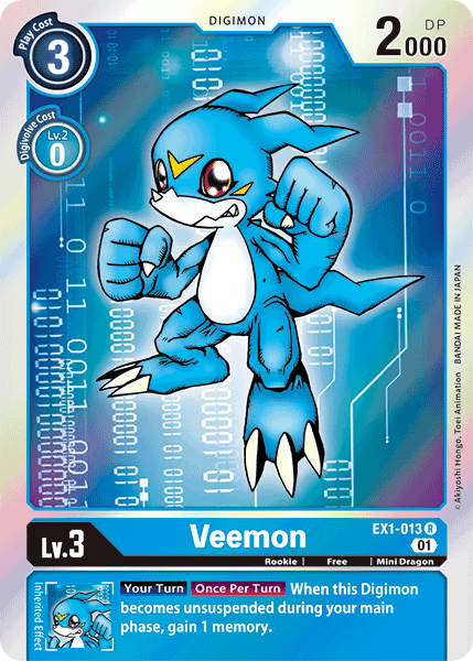 Veemon [EX1-013] [Classic Collection] | Red Riot Games CA