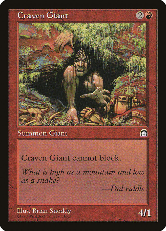 Craven Giant [Stronghold] | Red Riot Games CA