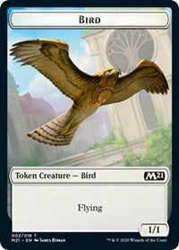 Bird // Treasure Double-Sided Token [Core Set 2021 Tokens] | Red Riot Games CA