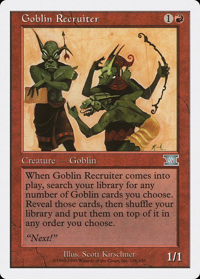 Goblin Recruiter [Classic Sixth Edition] | Red Riot Games CA