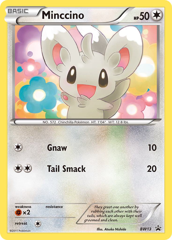 Minccino (BW13) (Cracked Ice Holo) [Black & White: Black Star Promos] | Red Riot Games CA