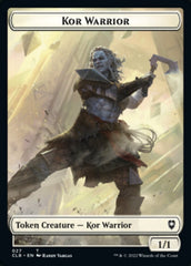 Kor Warrior // Shapeshifter (023) Double-Sided Token [Commander Legends: Battle for Baldur's Gate Tokens] | Red Riot Games CA