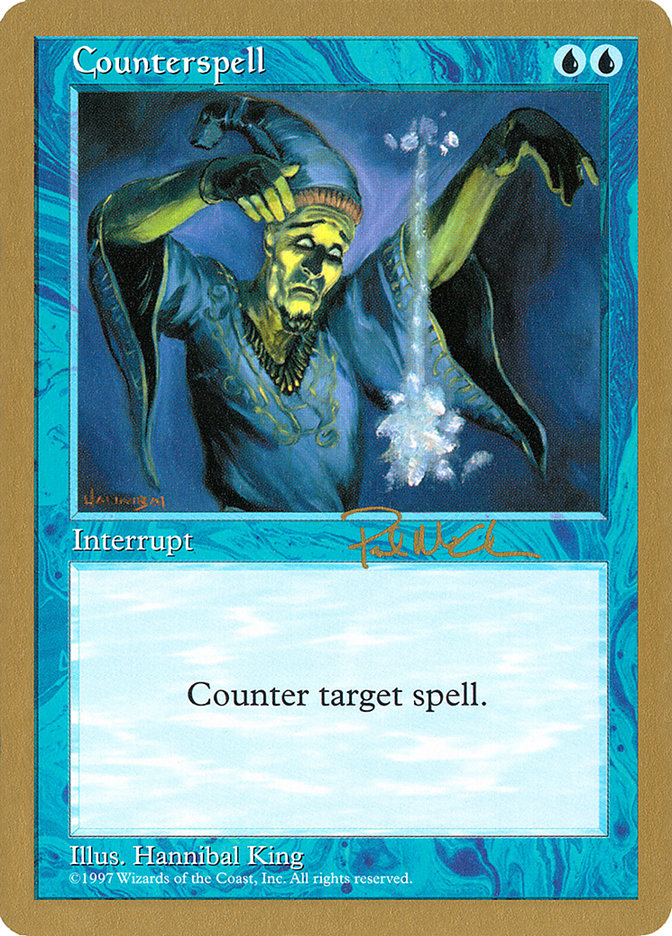 Counterspell (Paul McCabe) [World Championship Decks 1997] | Red Riot Games CA