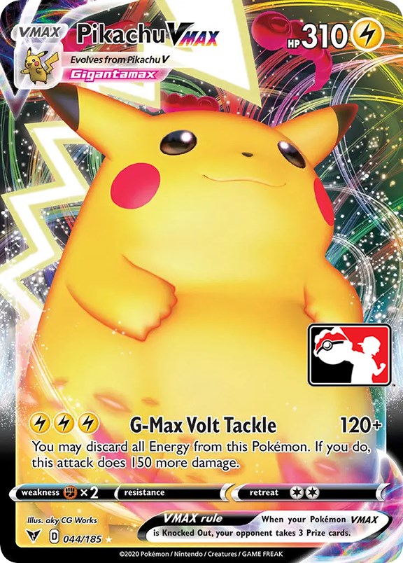 Pikachu VMAX (044/185) [Prize Pack Series One] | Red Riot Games CA