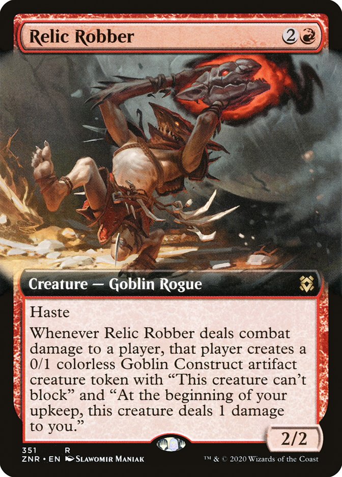 Relic Robber (Extended Art) [Zendikar Rising] | Red Riot Games CA