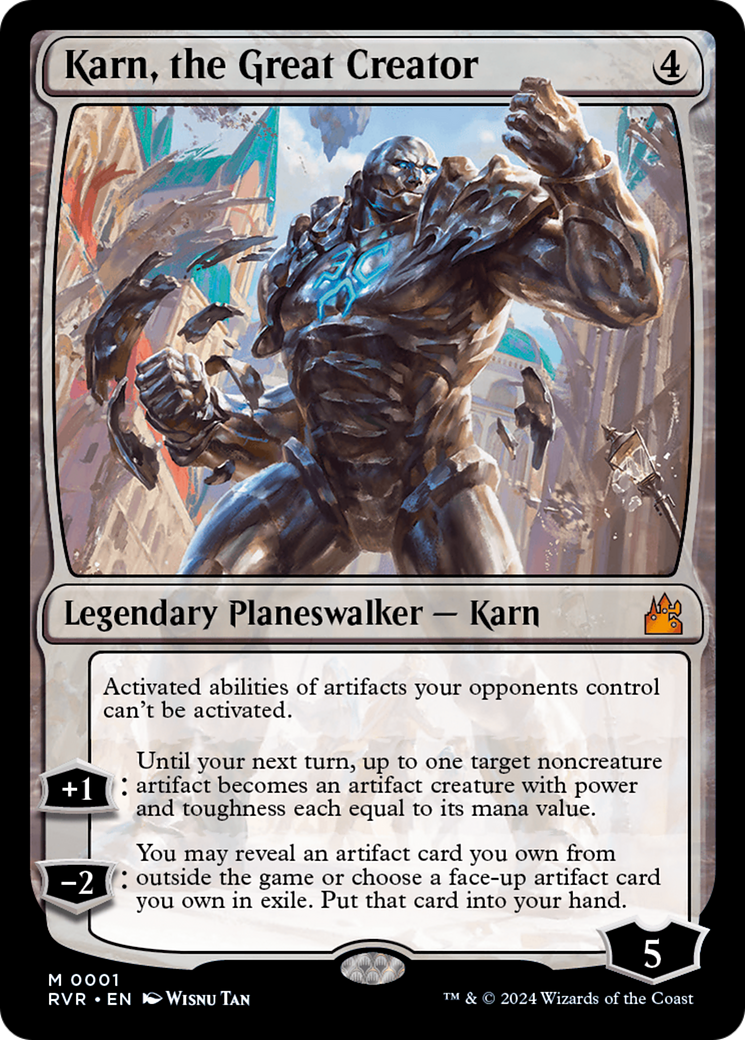 Karn, the Great Creator [Ravnica Remastered] | Red Riot Games CA