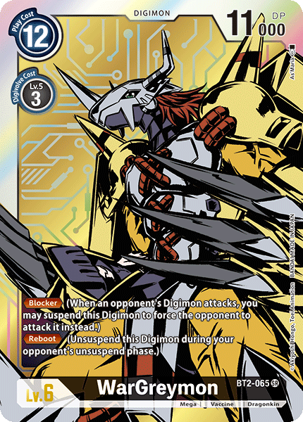 WarGreymon [BT2-065] (Alternate Art) [Release Special Booster Ver.1.0] | Red Riot Games CA