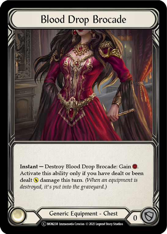 Blood Drop Brocade [U-MON238] (Monarch Unlimited)  Unlimited Normal | Red Riot Games CA