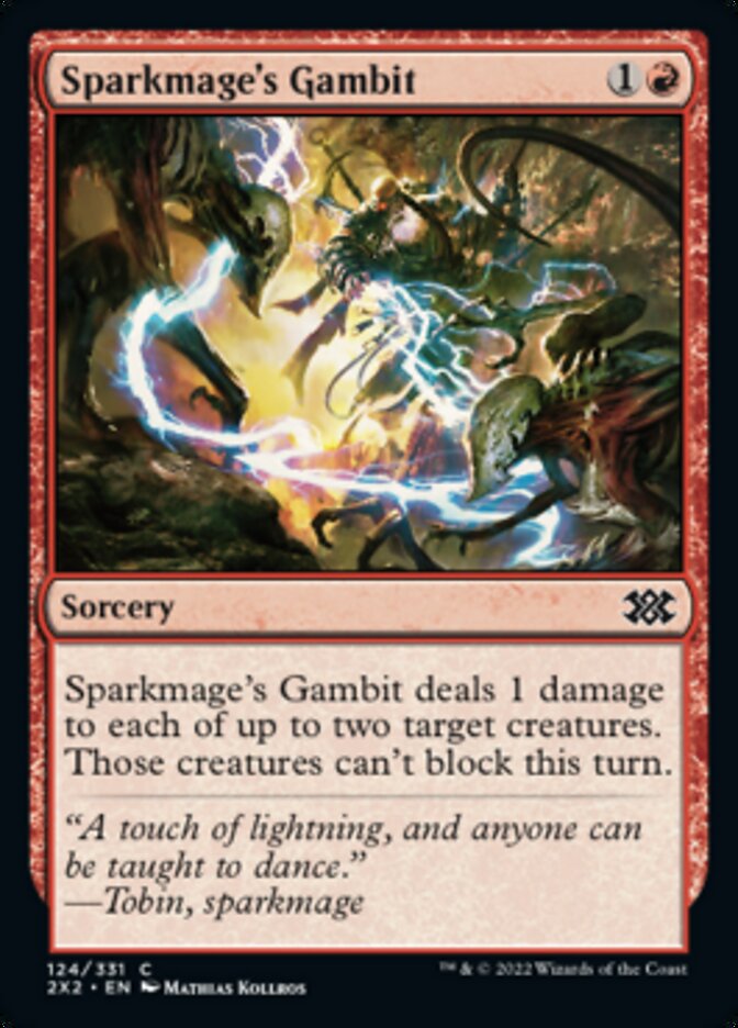 Sparkmage's Gambit [Double Masters 2022] | Red Riot Games CA