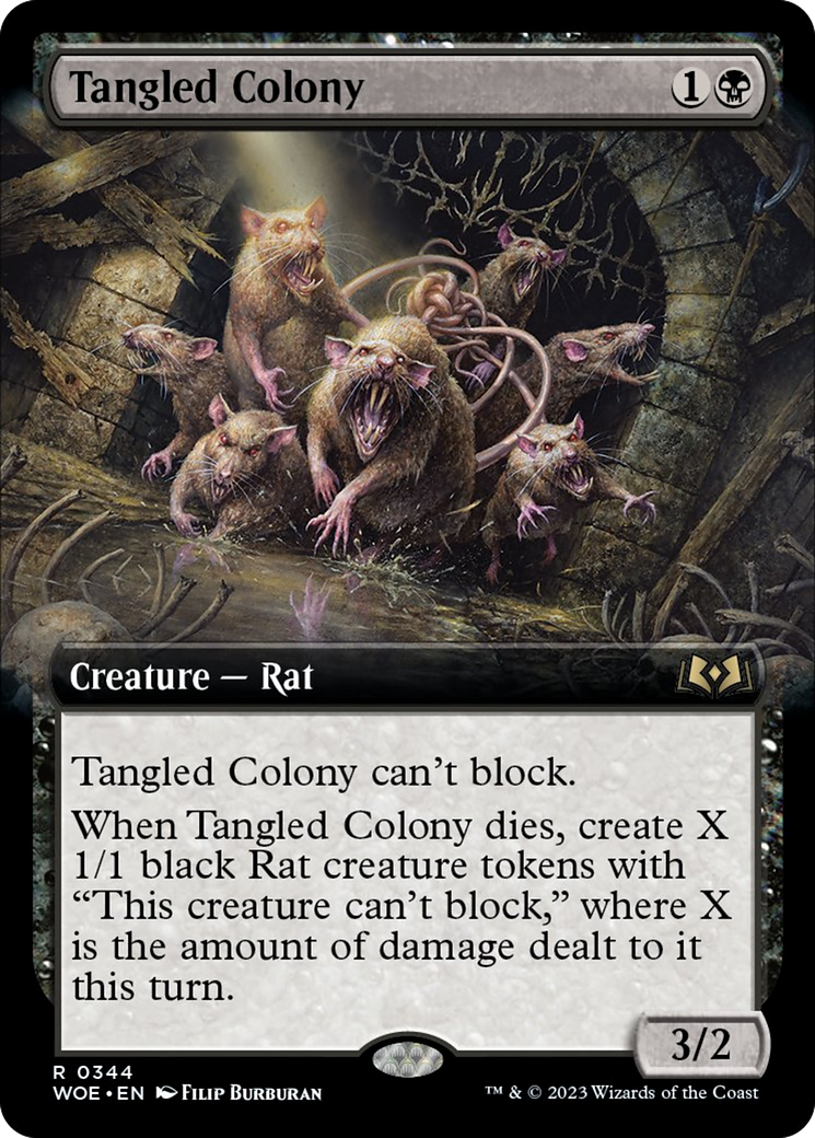 Tangled Colony (Extended Art) [Wilds of Eldraine] | Red Riot Games CA