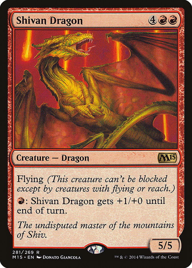 Shivan Dragon [Magic 2015] | Red Riot Games CA
