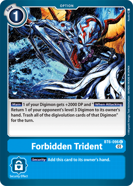 Forbidden Trident [BT6-096] [Double Diamond] | Red Riot Games CA