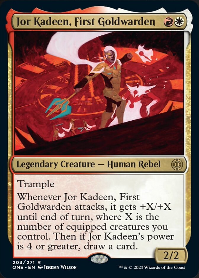 Jor Kadeen, First Goldwarden [Phyrexia: All Will Be One] | Red Riot Games CA