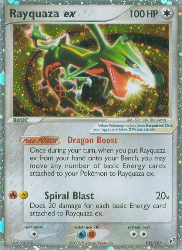 Rayquaza ex (102/107) [EX: Deoxys] | Red Riot Games CA