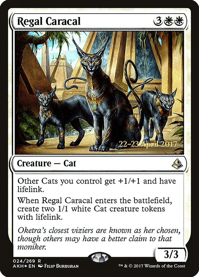 Regal Caracal [Amonkhet Prerelease Promos] | Red Riot Games CA