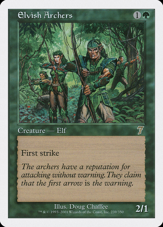 Elvish Archers [Seventh Edition] | Red Riot Games CA