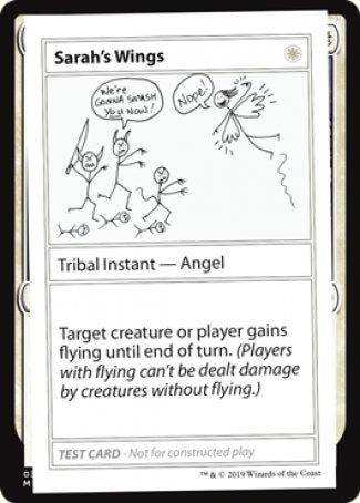 Sarah's Wings (2021 Edition) [Mystery Booster Playtest Cards] | Red Riot Games CA