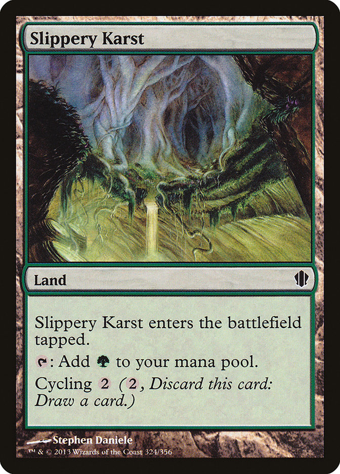 Slippery Karst [Commander 2013] | Red Riot Games CA