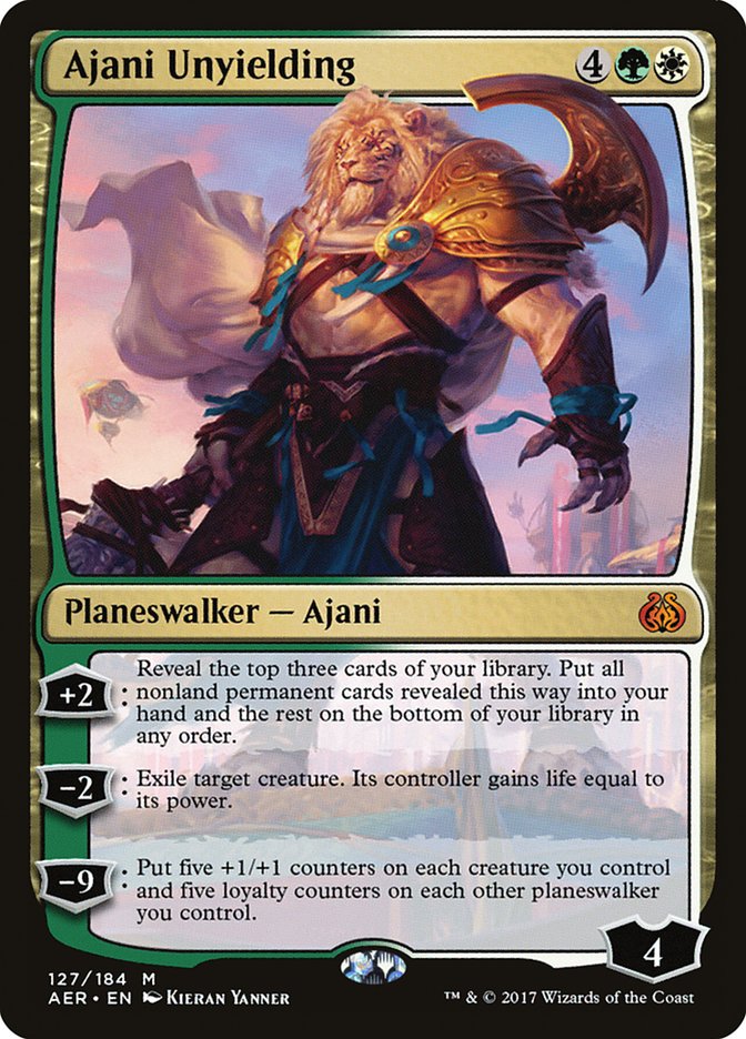 Ajani Unyielding [Aether Revolt] | Red Riot Games CA