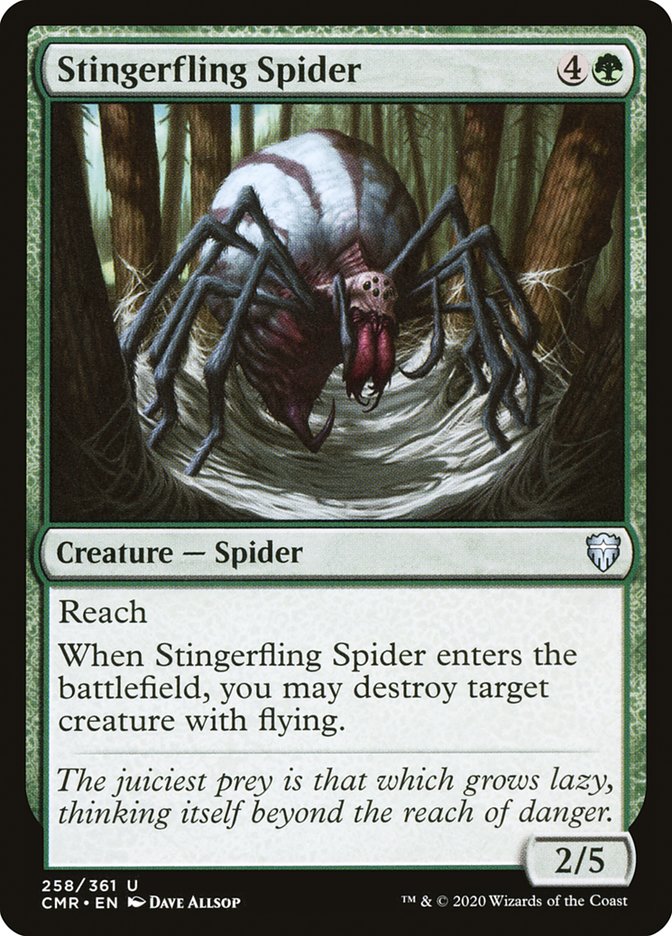 Stingerfling Spider [Commander Legends] | Red Riot Games CA